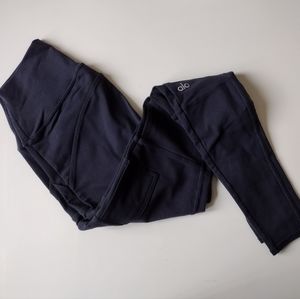 Alo Yoga High-Waist Cargo Legging Dark Navy XS brand new